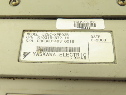 Yaskawa JZNC-XPP02B Yasnac XRC Hand-Held Teach Pendant For Motoman Robot