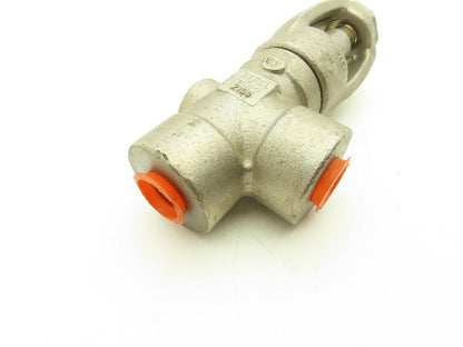 Conval Globe Valve Clampseal Angle Pattern Stop 3/4" Socket Weld 1500psi