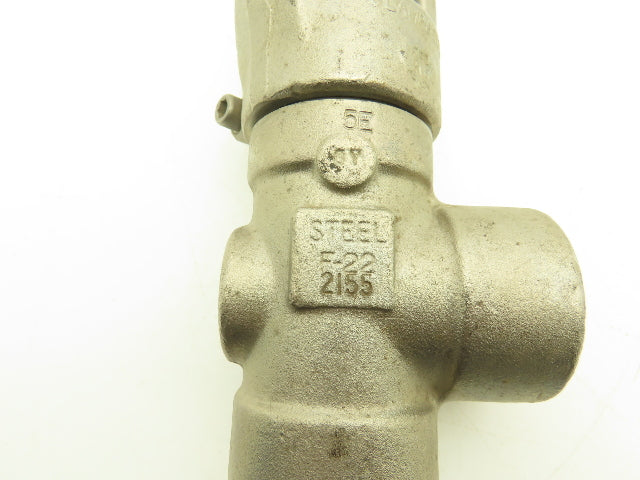Conval Globe Valve Clampseal Angle Pattern Stop 3/4" Socket Weld 1500psi