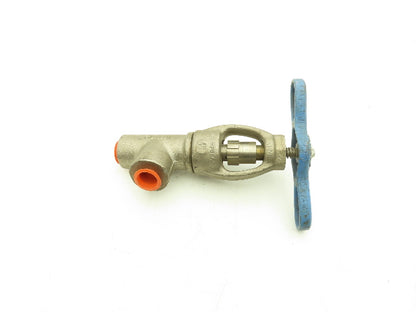 Conval Globe Valve Clampseal Angle Pattern Stop 1/2" Socket Weld 1500psi