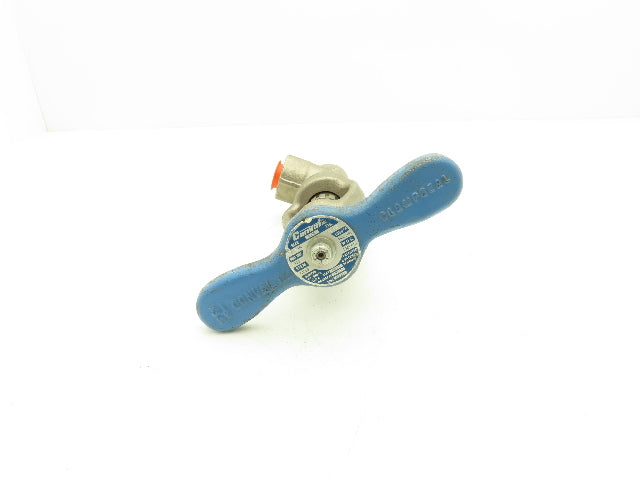 Conval Globe Valve Clampseal Angle Pattern Stop 1/2" Socket Weld 1500psi