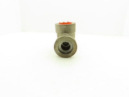 Conval Globe Valve Clampseal Angle Pattern Stop 1-1/2" Socket Weld 1500psi