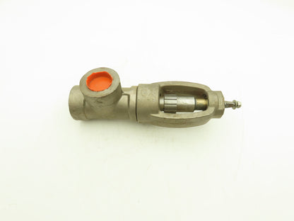 Conval Globe Valve Clampseal Angle Pattern Stop 1-1/2" Socket Weld 1500psi