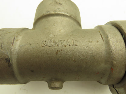 Conval Globe Valve Clampseal Angle Pattern Stop 1-1/2" Socket Weld 1500psi