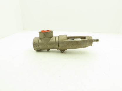 Conval Globe Valve Clampseal Angle Pattern Stop 1-1/2" Socket Weld 1500psi