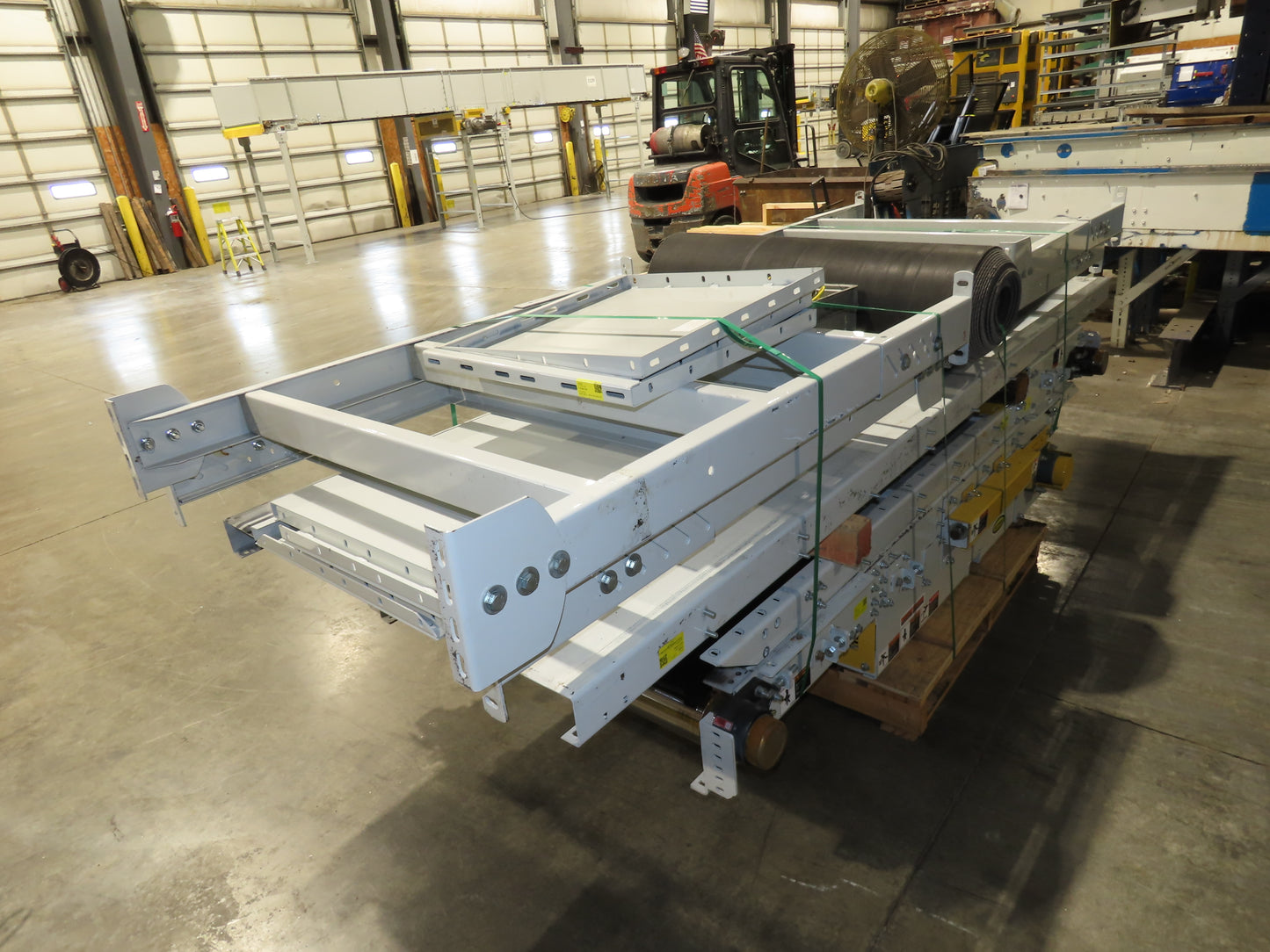 Hytrol HSS 43"x 23 9"' Slider Bed Belt Conveyor 3Hp 3PH Center Drive 165fpm