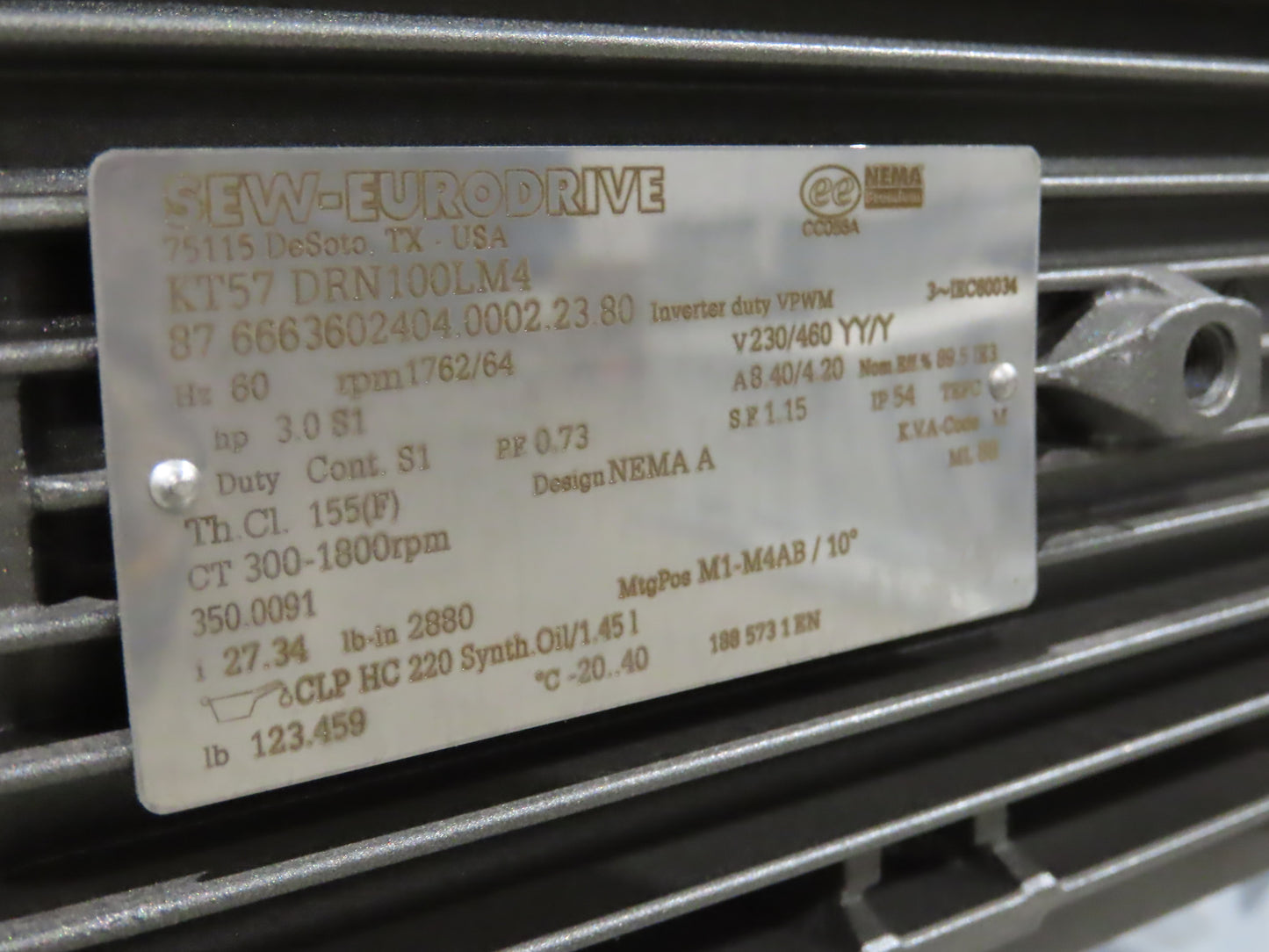 Hytrol HSS 43"x 23 9"' Slider Bed Belt Conveyor 3Hp 3PH Center Drive 165fpm