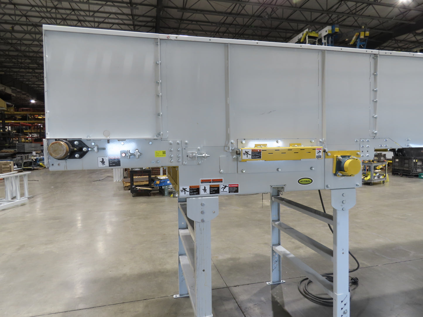 Hytrol HSS 43"x 23 9"' Slider Bed Belt Conveyor 3Hp 3PH Center Drive 165fpm