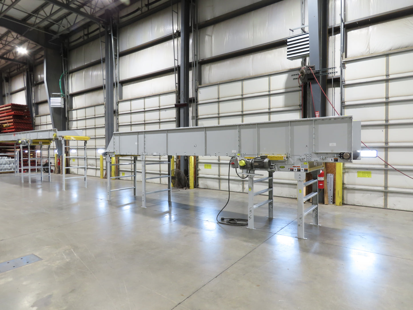 Hytrol HSS 43"x 23 9"' Slider Bed Belt Conveyor 3Hp 3PH Center Drive 165fpm