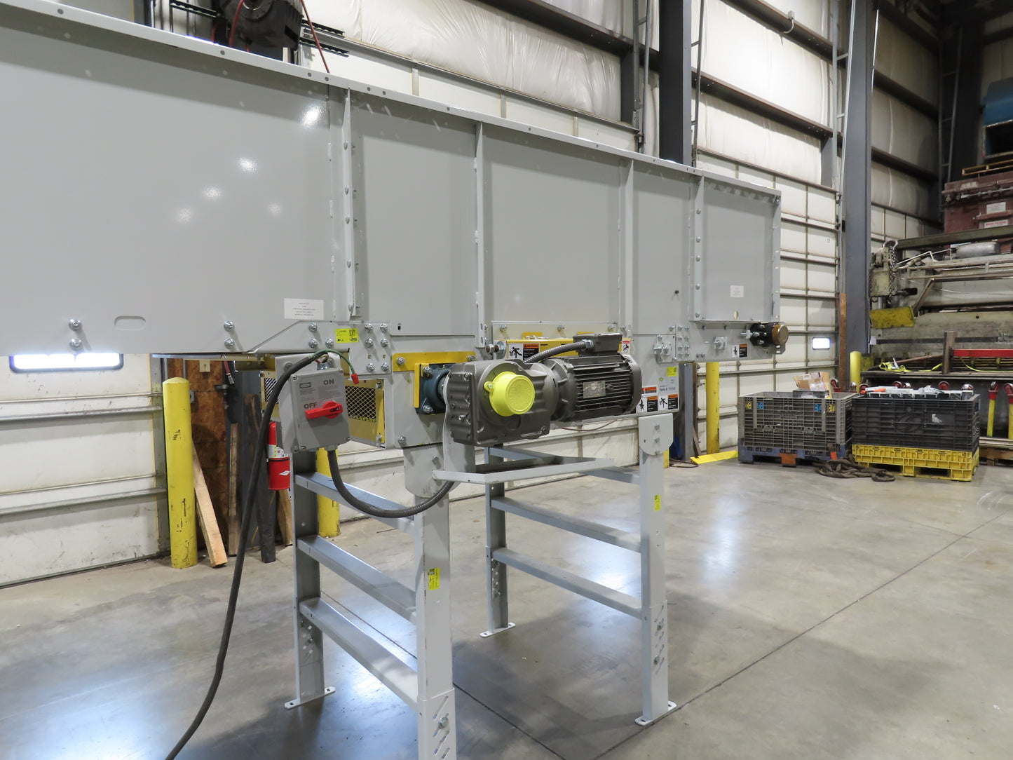 Hytrol HSS 43"x 23 9"' Slider Bed Belt Conveyor 3Hp 3PH Center Drive 165fpm