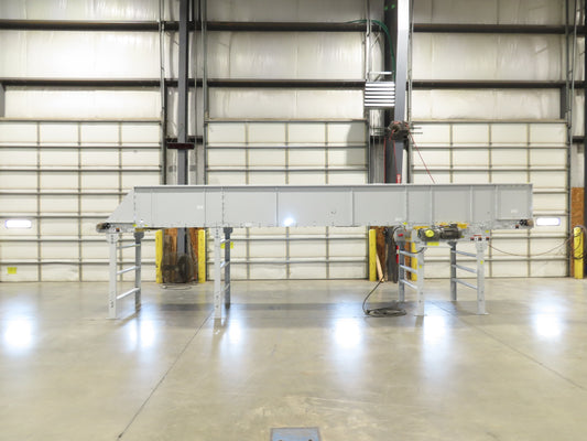 Hytrol HSS 43"x 23 9"' Slider Bed Belt Conveyor 3Hp 3PH Center Drive 165fpm