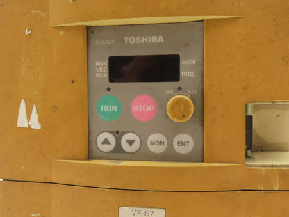 Toshiba VFS7-4015UPL Transistor Inverter AC Drive 3kVa 4Hp 460V 3PH VFS7