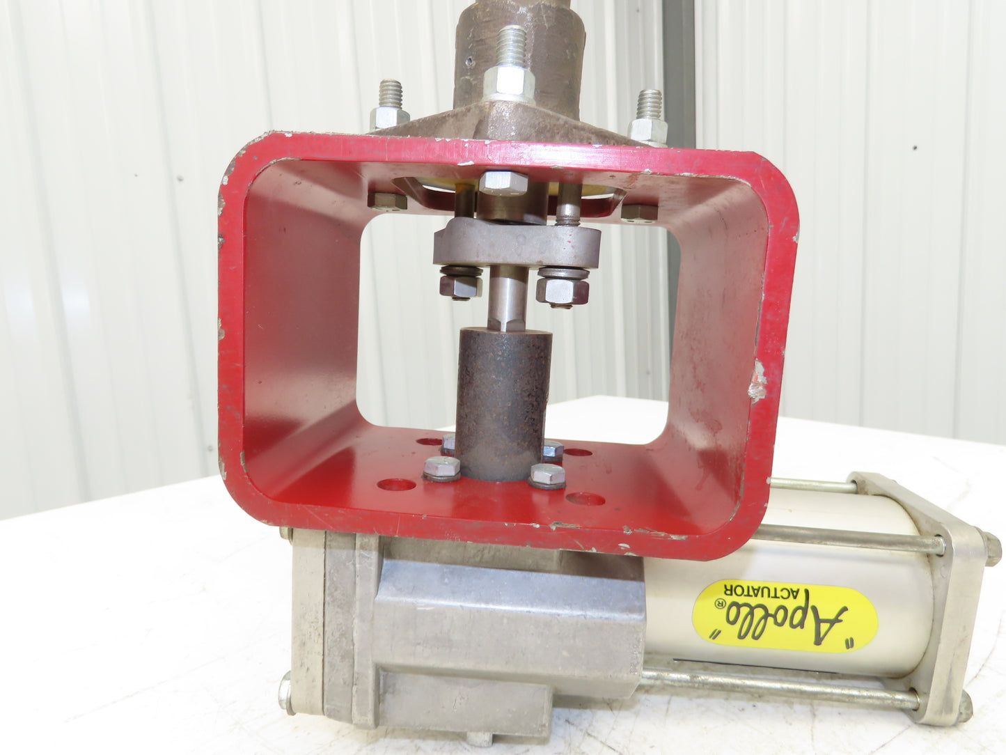 ITT Grinnell Stainless Butterfly Valve 3" Wafer Sphere w/Apollo BVA3 Actuator