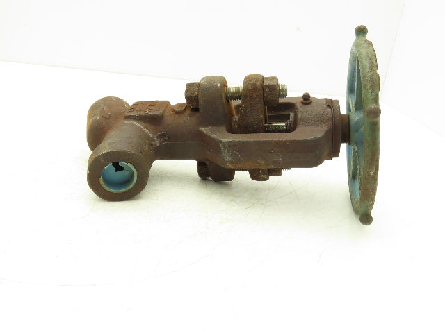 Velan F22 Globe Valve Y-Pattern 3/4" Socket Weld 6700psi Non-Rising W-9076Z-06TS