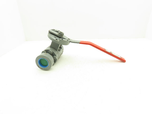 Valvtechnologies V8C1-SW-ST-L015-000CY-001 Ball Valve 1-1/2" Socket Weld