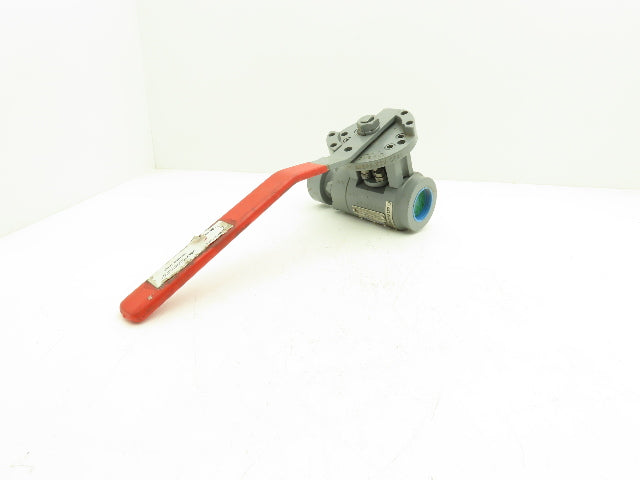 Valvtechnologies V8C1-SW-ST-L015-000CY-001 Ball Valve 1-1/2" Socket Weld