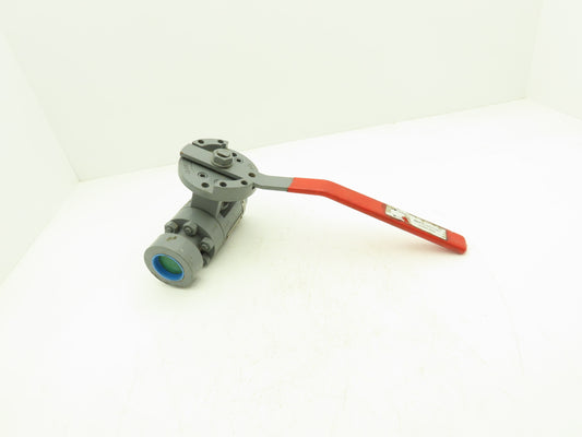 Valvtechnologies V8C1-SW-ST-L015-000CY-001 Ball Valve 1-1/2" Socket Weld