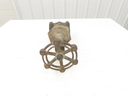 Powell White Fig 377 Bronze Gate Valve 3" NPT Threaded Rising Stem 300 WSP