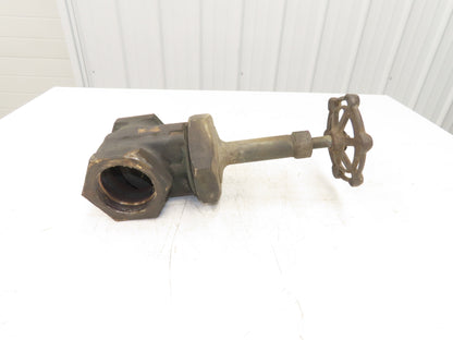 Powell White Fig 377 Bronze Gate Valve 3" NPT Threaded Rising Stem 300 WSP