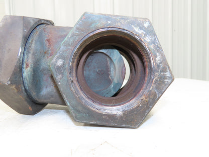 Powell White Fig 377 Bronze Gate Valve 3" NPT Threaded Rising Stem 300 WSP