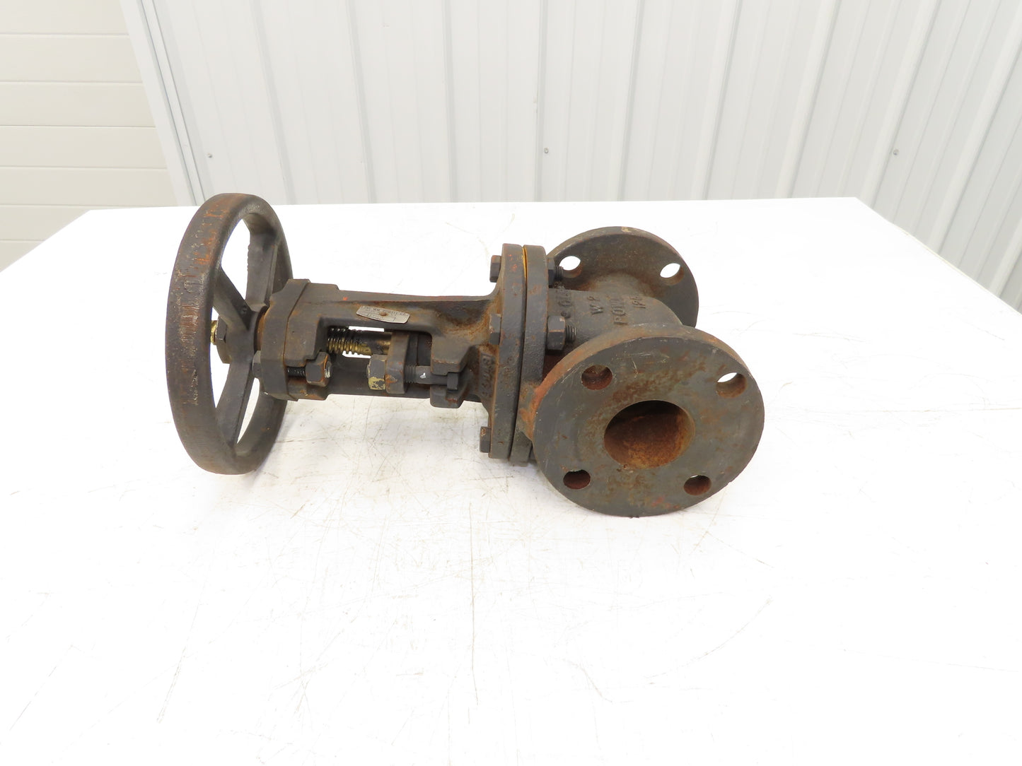Powell 1793C Cast Iron Gate Valve 2" Flanged Rising Stem Class 125 Bronze Disc