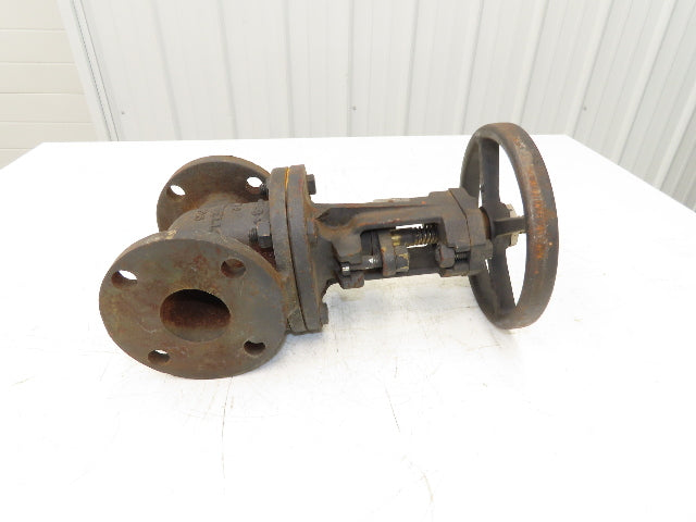 Powell 1793C Cast Iron Gate Valve 2" Flanged Rising Stem Class 125 Bronze Disc
