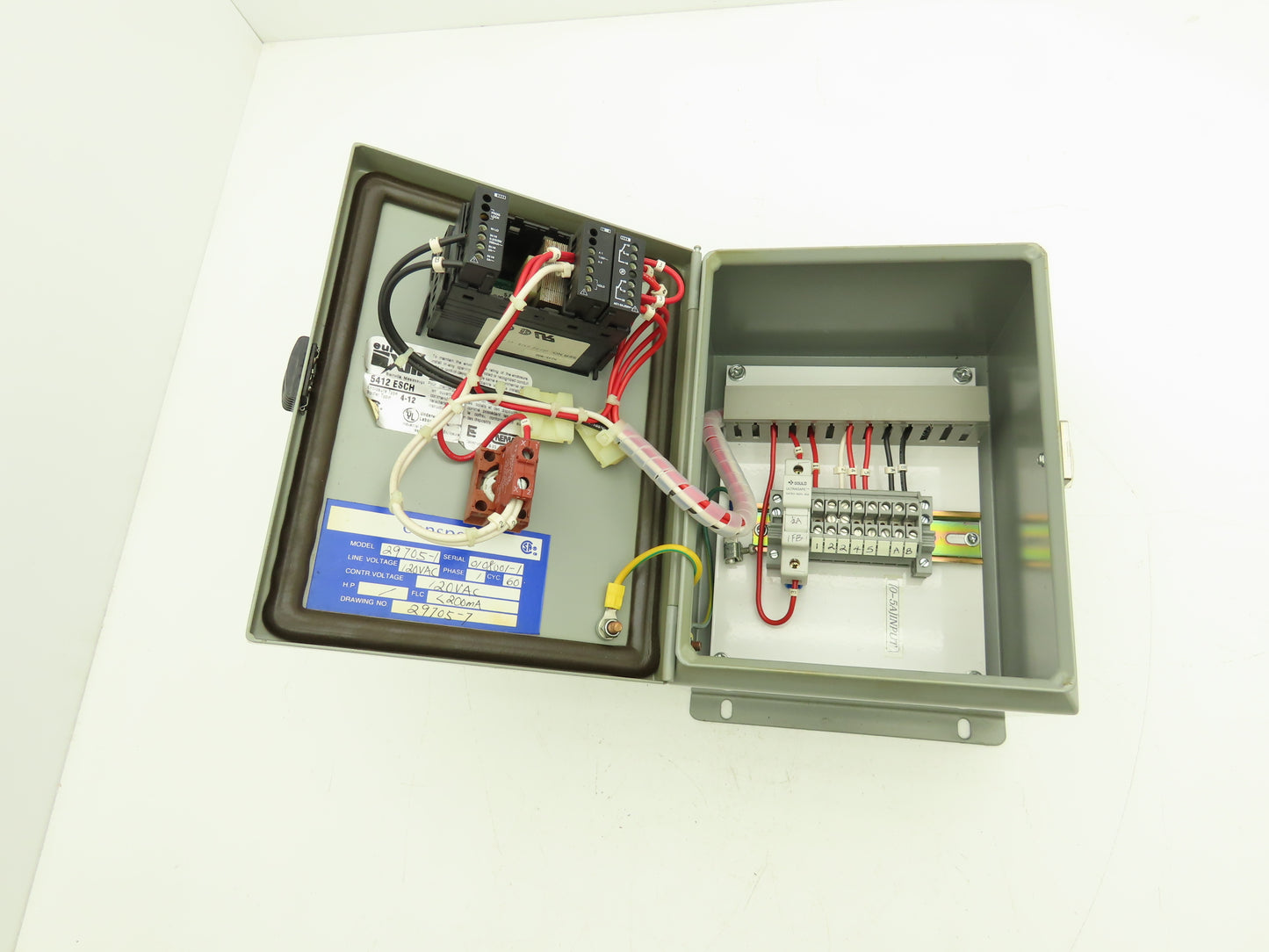 Conspec 29705-1 Simpson ACA Voltage Controller Electrical Enclosure 120V 5A