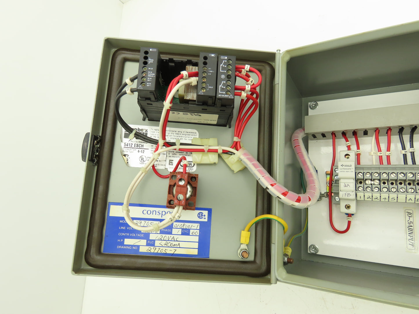Conspec 29705-1 Simpson ACA Voltage Controller Electrical Enclosure 120V 5A