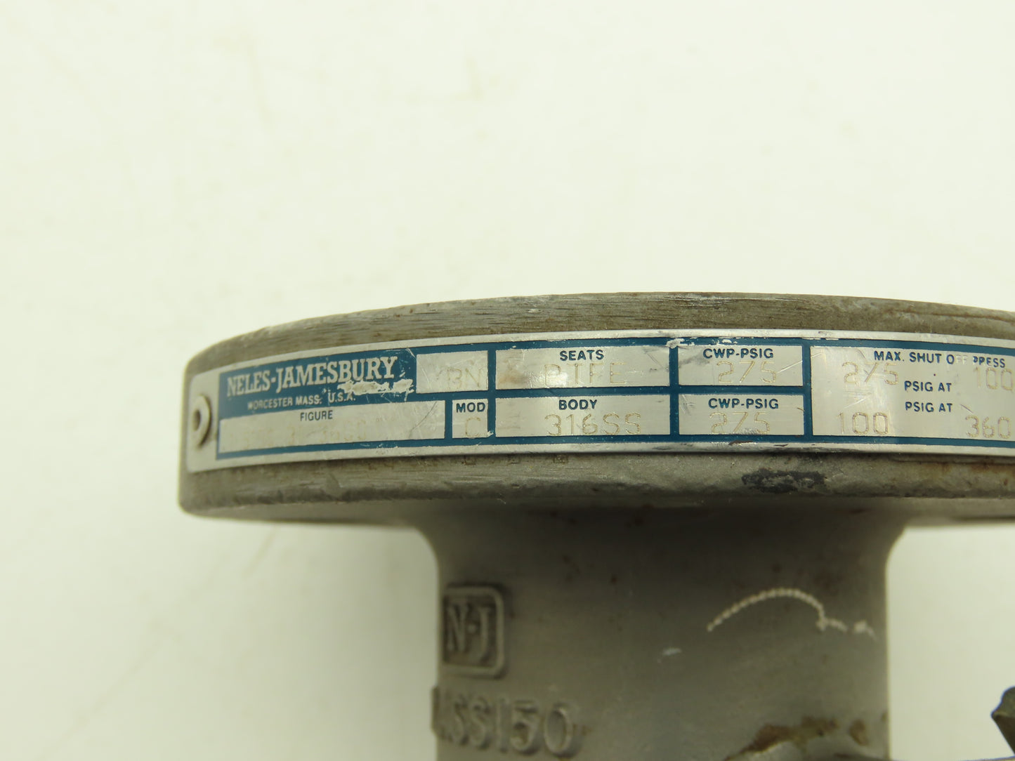 Neles Jamesbury 1 5150 31 3600 TT 1" Stainless Steel Ball Valve