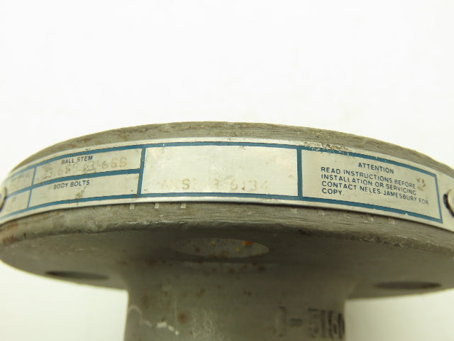 Neles Jamesbury 1 5150 31 3600 TT 1" Stainless Steel Ball Valve