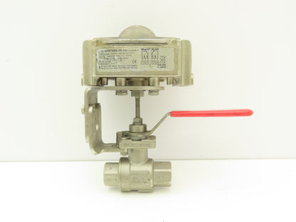 Assured Automation 1/2"NPT Stainless Ball Valve w/Positioner Switch C26NRXM-SM1