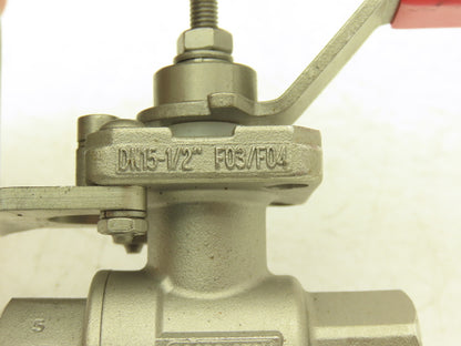 Assured Automation 1/2"NPT Stainless Ball Valve w/Positioner Switch C26NRXM-SM1