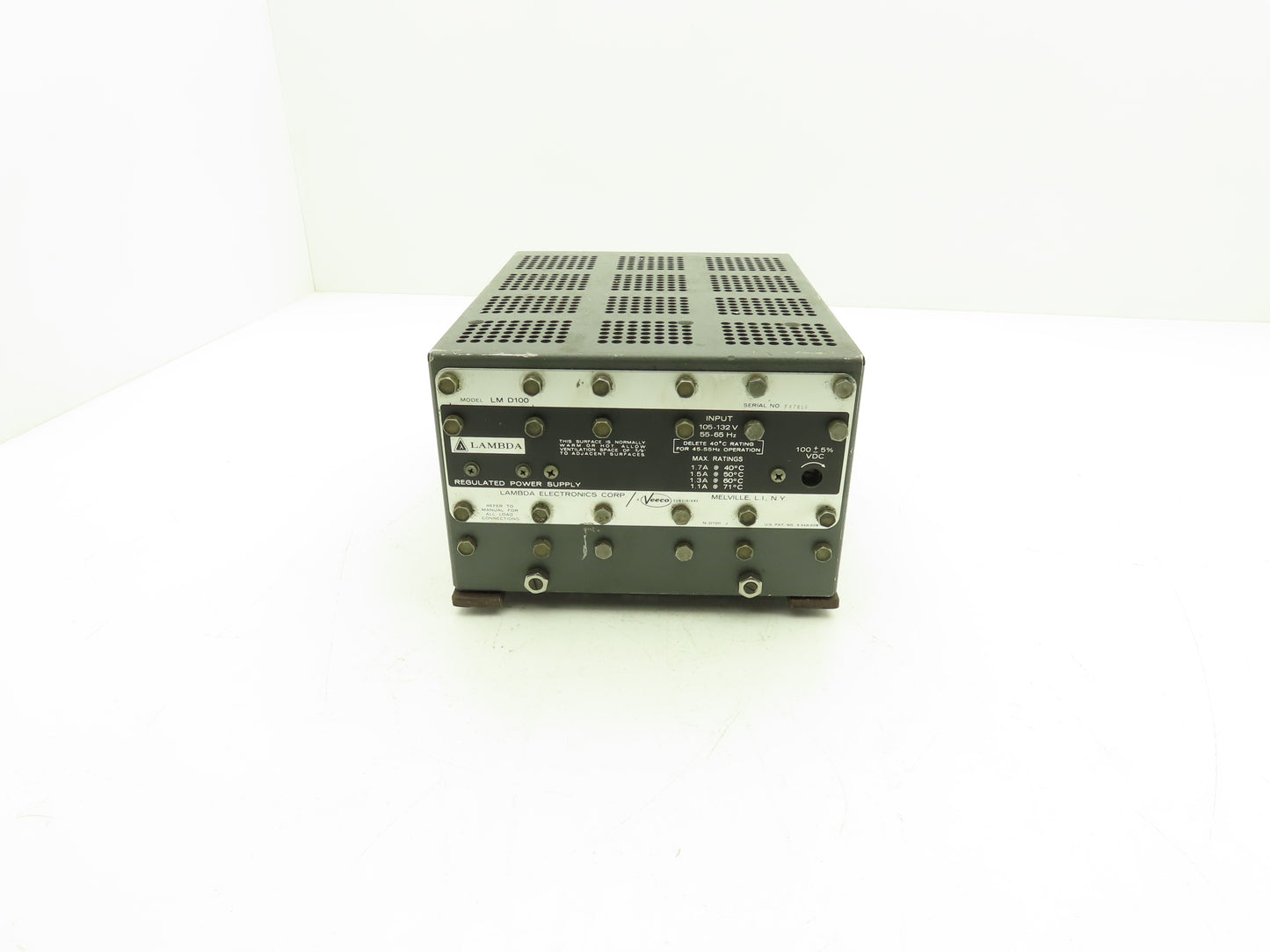 Lambda LM D100 Regulated Power Supply 120V AC Input Veeco