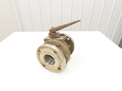 Neles-Jamesbury 3 9150STG313600MTT2 3" Stainless Ball Valve 316SS 275psi Flanged