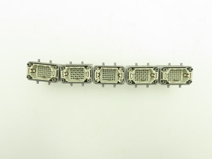 Fanuc A660-2006-T435 Jumper Connector 42 Pin Harting Hood 38-39 Pins Lot of 5
