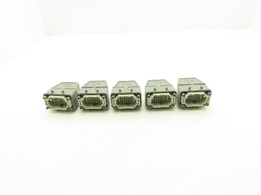 Fanuc A660-2006-T435 Jumper Connector 42 Pin Harting Hood 38-39 Pins Lot of 5