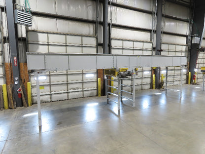 Hytrol BPC 49"x 31' 6" Slider Bed Belt Conveyor 3Hp 3PH Center Drive 85fpm