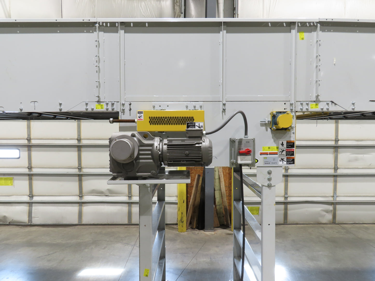 Hytrol BPC 49"x 31' 6" Slider Bed Belt Conveyor 3Hp 3PH Center Drive 85fpm