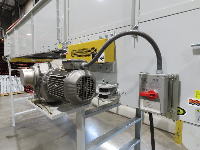 Hytrol BPC 49"x 31' 6" Slider Bed Belt Conveyor 3Hp 3PH Center Drive 85fpm