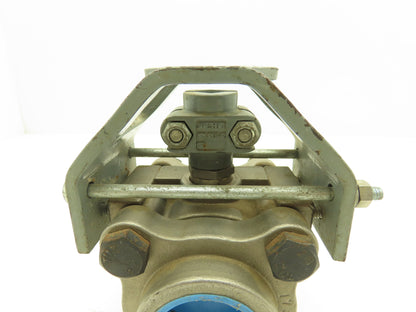 Jamesbury 1 1/2 4A 3600 TT1 1-1/2" NPT Stainless Ball Valve 316SS 150psi