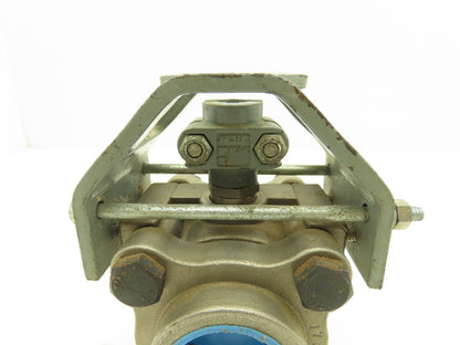 Jamesbury 1 1/2 4A 3600 TT1 1-1/2" NPT Stainless Ball Valve 316SS 150psi