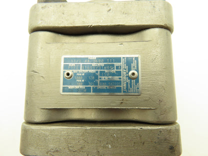 Jamesbury 1 1/2 4A 3600 TT1 1-1/2" NPT Stainless Ball Valve 316SS 150psi