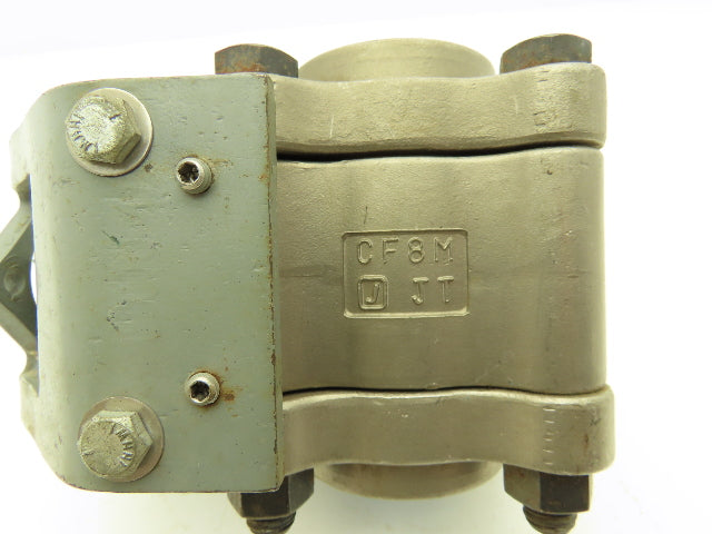 Jamesbury 1 1/2 4A 3600 TT1 1-1/2" NPT Stainless Ball Valve 316SS 150psi