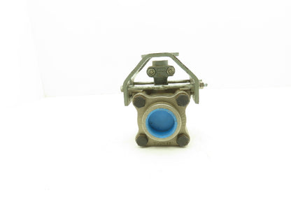 Jamesbury 1 1/2 4A 3600 TT1 1-1/2" NPT Stainless Ball Valve 316SS 150psi