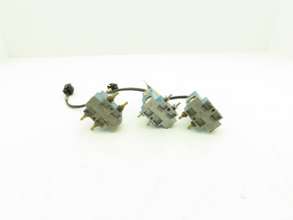 Mac 911A-PP-611BA Pneumatic Solenoid Valve 4/2-way 24VDC 1/8" NPT Lot of 3