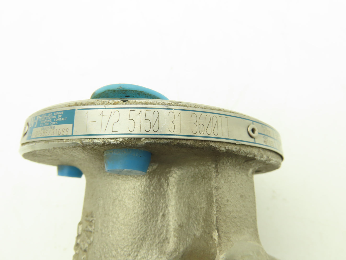 Neles-Jamesbury 1 1/2 5150 31 3600TT 1-1/2" Class 150 Flanged Ball Valve 316SS