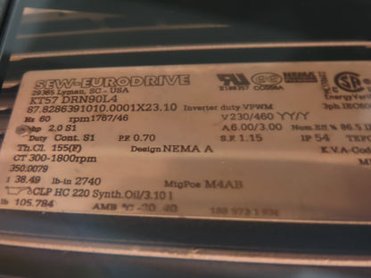 Hytrol HSS 31"x 7' Slider Bed Belt Conveyor 2Hp 3PH RH Center Drive 112fpm