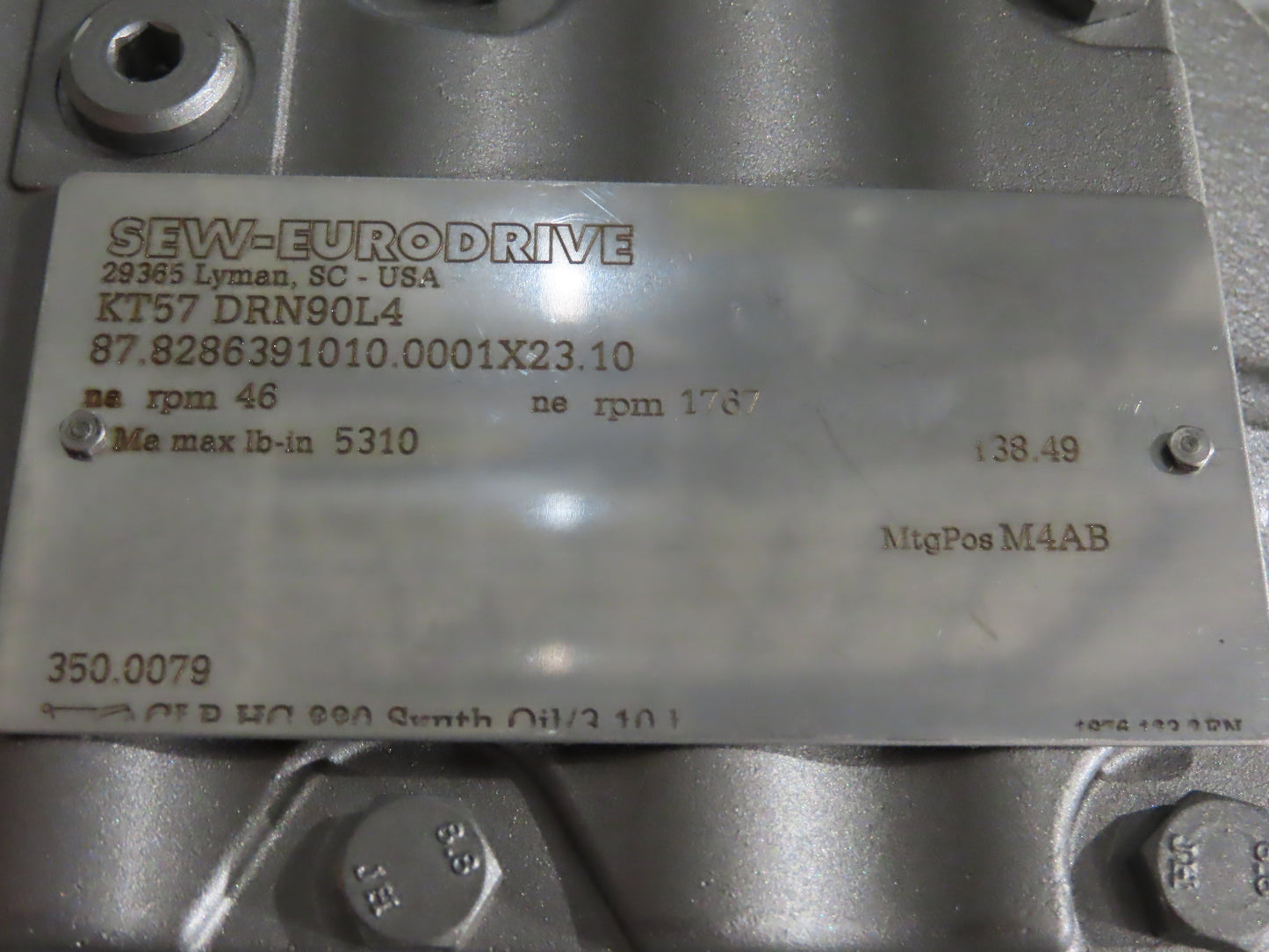 Hytrol HSS 31"x 7' Slider Bed Belt Conveyor 2Hp 3PH RH Center Drive 112fpm