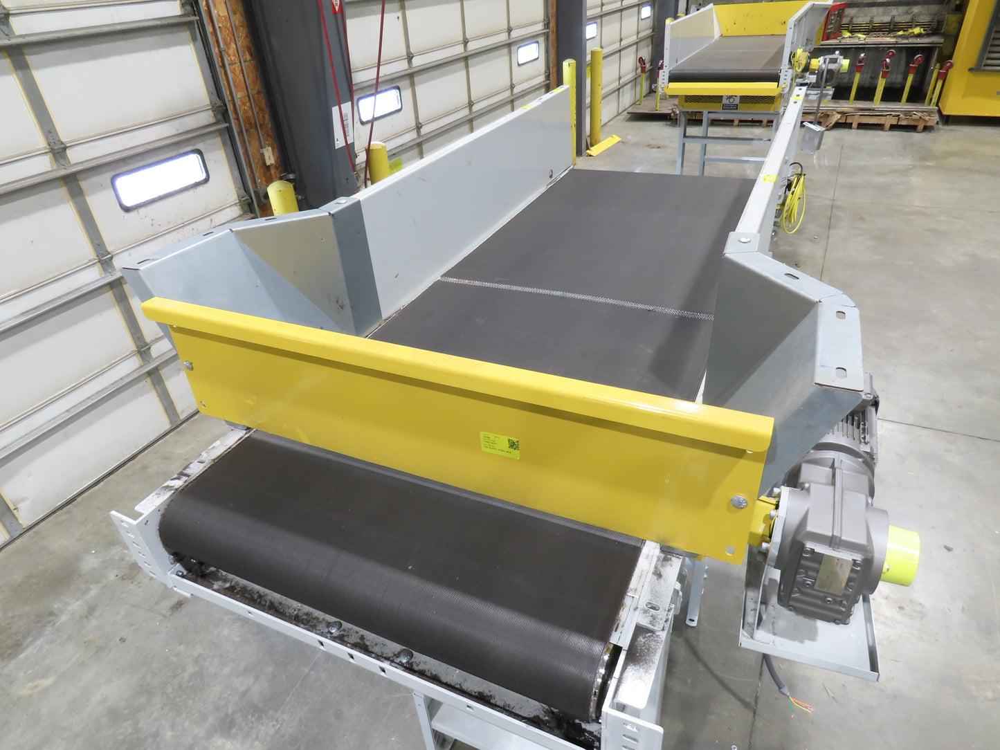 Hytrol HSS 31"x 7' Slider Bed Belt Conveyor 2Hp 3PH RH Center Drive 112fpm