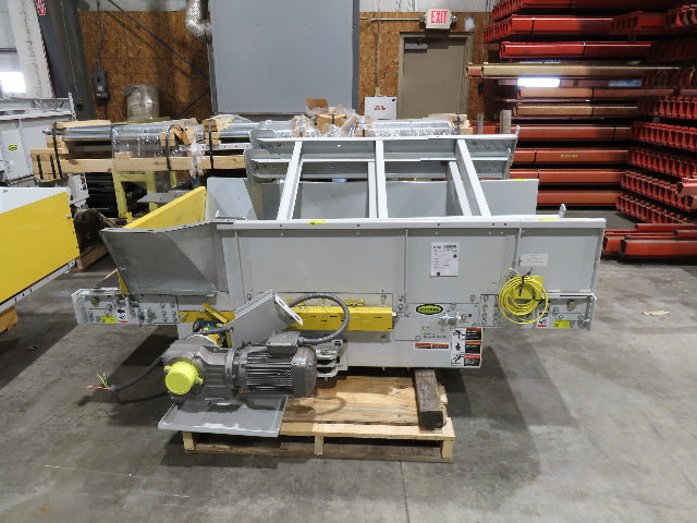 Hytrol HSS 31"x 7' Slider Bed Belt Conveyor 2Hp 3PH RH Center Drive 112fpm